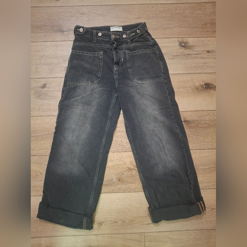Palmer Cuffed We The Free Black Jeans